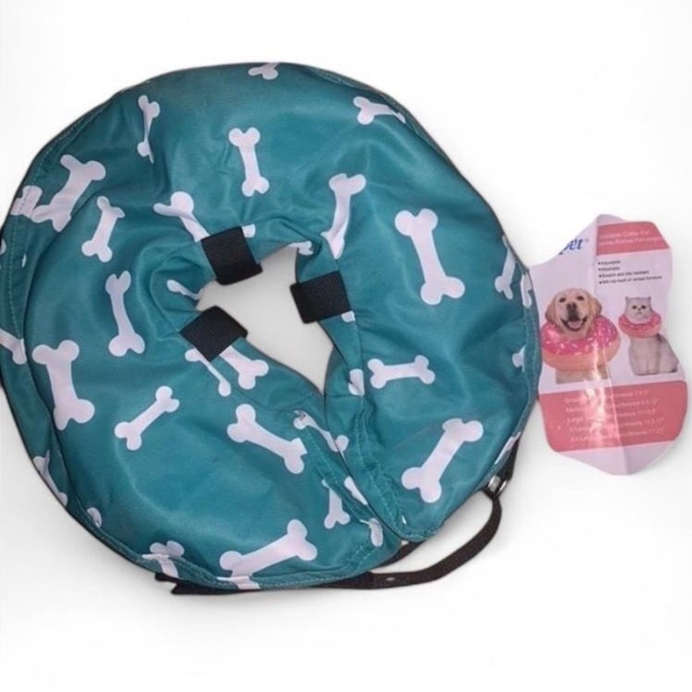 Inflatable Dog Cone Collar – Soft, Comfortable & Adjustable